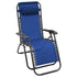 Wallaroo Zero Gravity Reclining Deck Lounge Sun Beach Chair Outdoor Folding Camping - Grey | Outdoorium