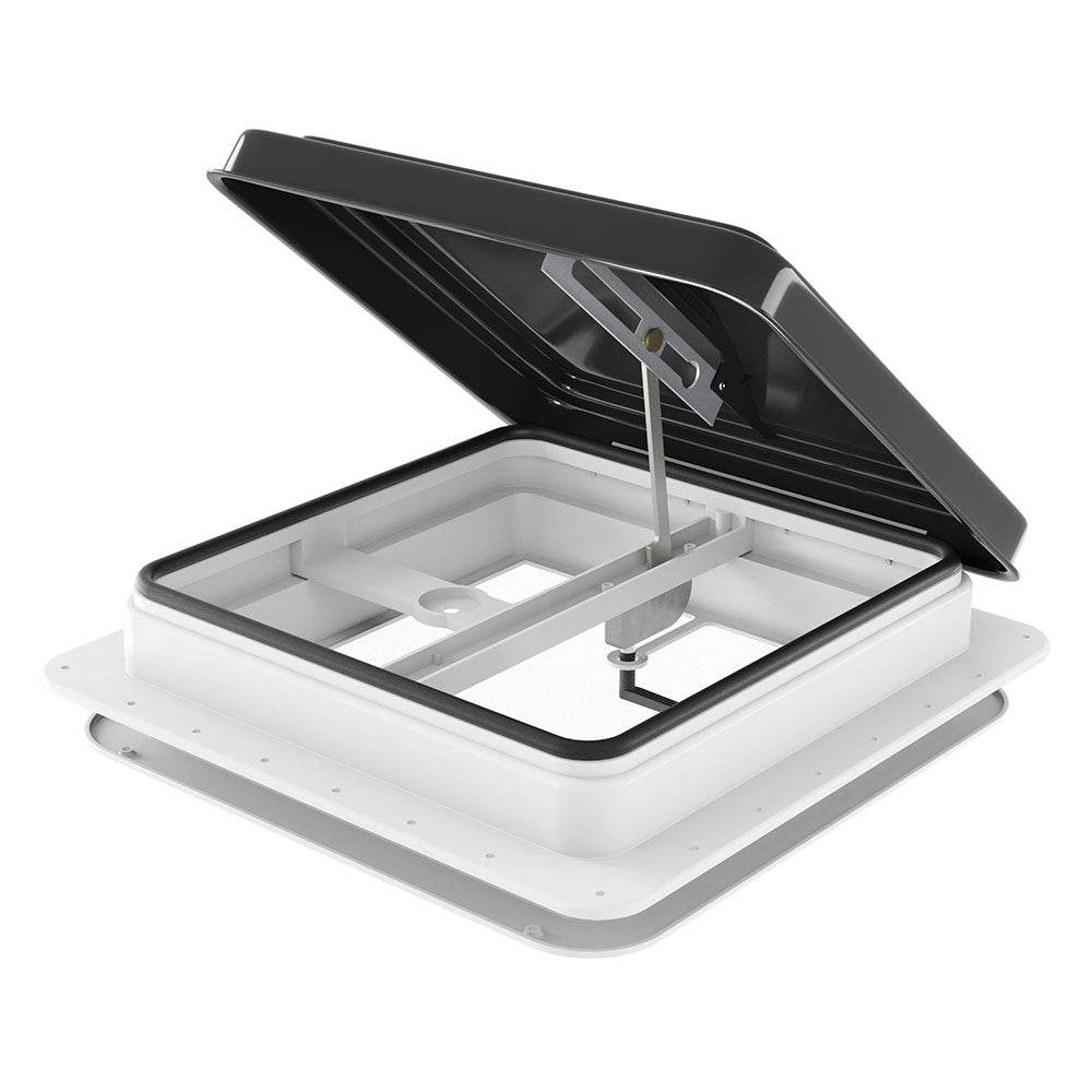 Weisshorn Caravan Roof Vent Hatch RV Skylight Motorhome Camper 350x350mm Black | Outdoorium