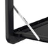 Weisshorn Caravan Table 800 x 450mm Folding Lockable Black | Outdoorium