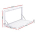 Weisshorn Caravan Table 800 x 450mm Folding Lockable White | Outdoorium