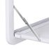 Weisshorn Caravan Table 800 x 450mm Folding Lockable White | Outdoorium