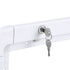 Weisshorn Caravan Table 800 x 450mm Folding Lockable White | Outdoorium