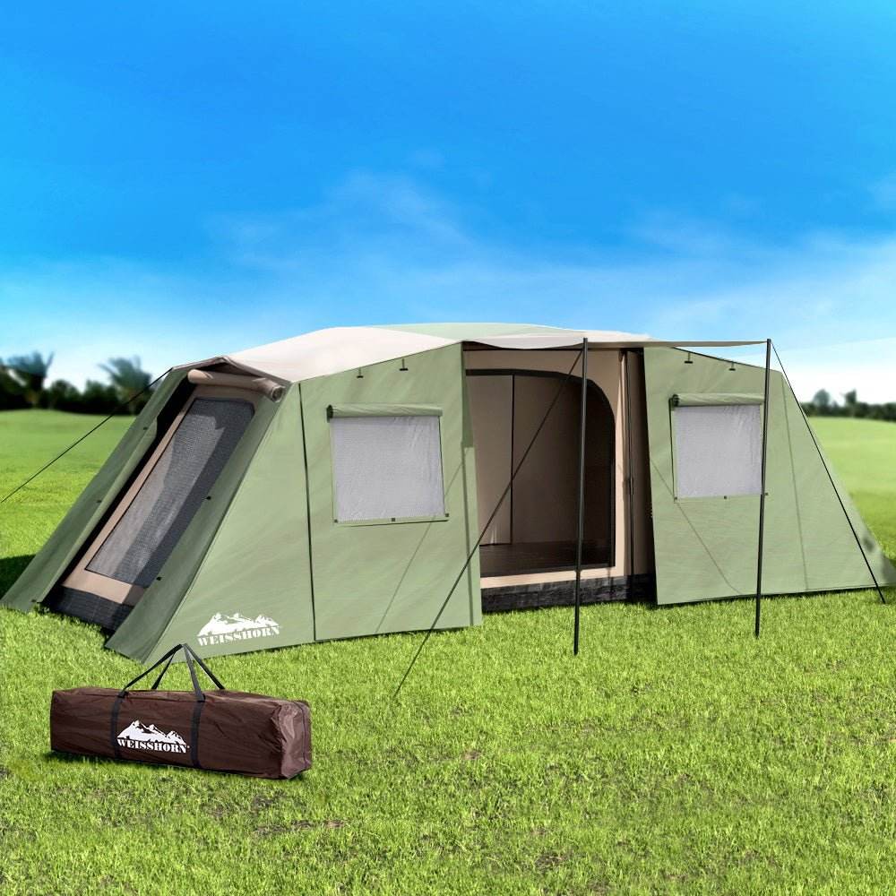 Weisshorn Instant Up Camping Tent 10 Person Outdoor Family Hiking Tents 3 Rooms | Outdoorium