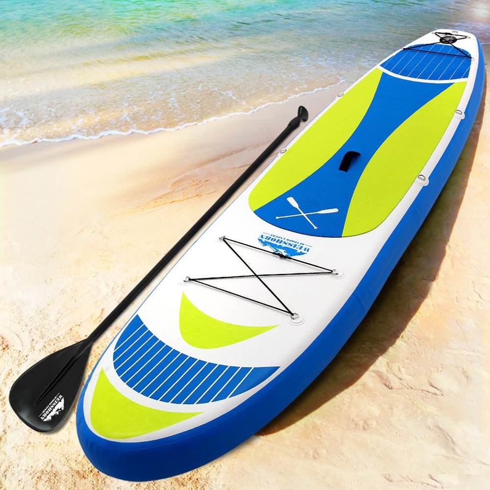 Weisshorn Stand Up Paddle Board 11ft Inflatable SUP Surfboard Paddleboard Kayak Surf Yellow | Outdoorium