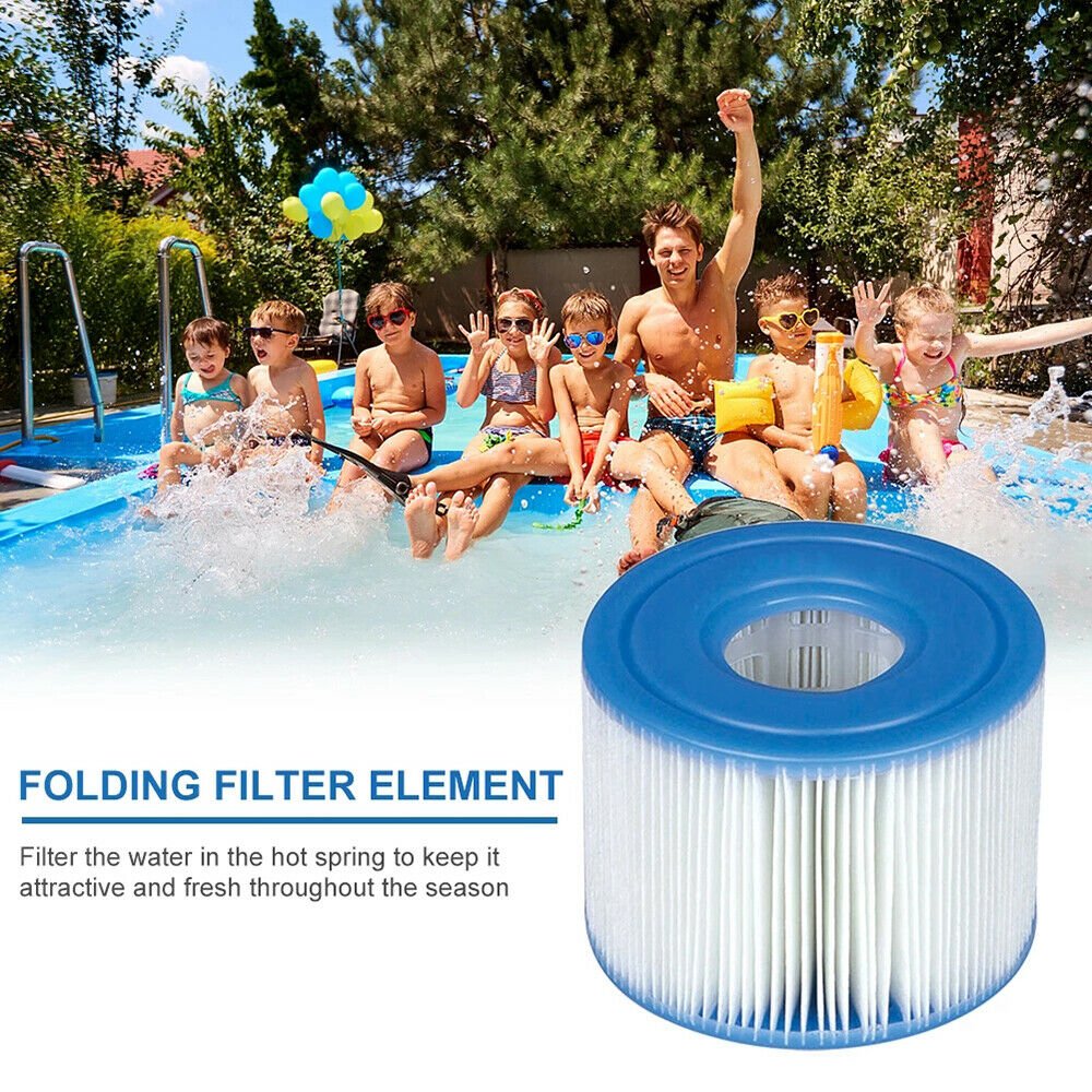 8PCS Replacement Bestway VI Filter Cartridge Inflatable Lay-Z-Spa Filters 58323 - Outdoorium