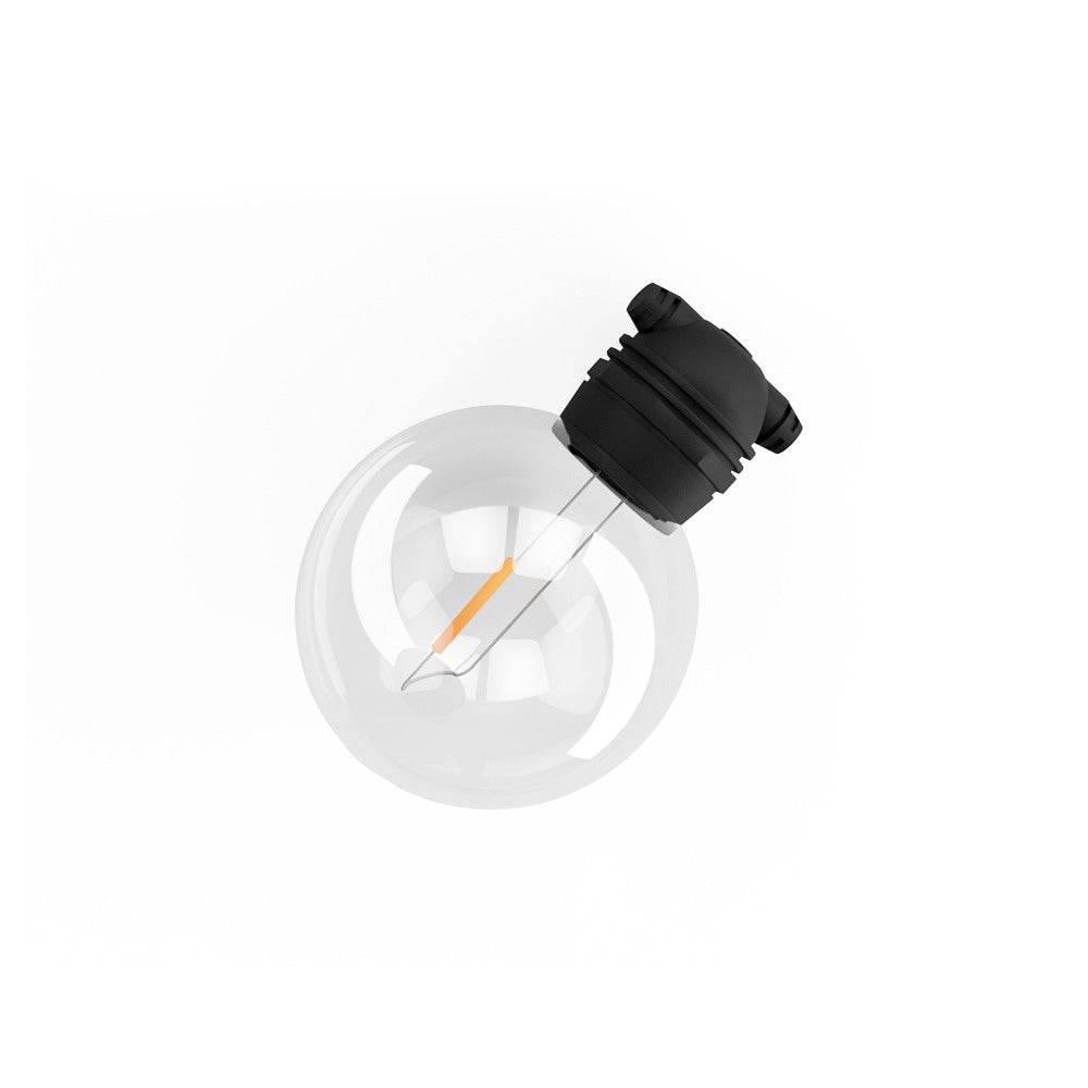 41m Solar Festoon Lights Outdoor LED String Light | Outdoorium