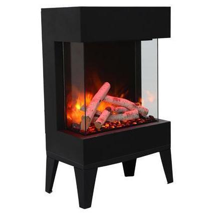 Amantii Cube 2025WM 3 Sided Wall Mount Electric Fireplace - Outdoorium