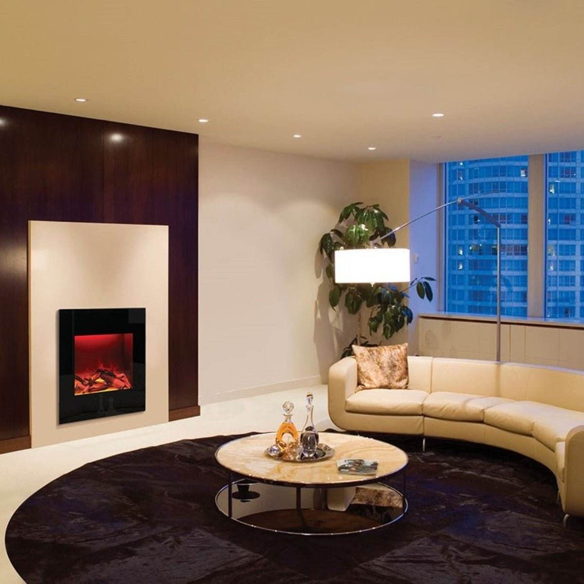 Amantii WM - BI - 2428 - VLR - BG Electric Fireplace | Outdoorium