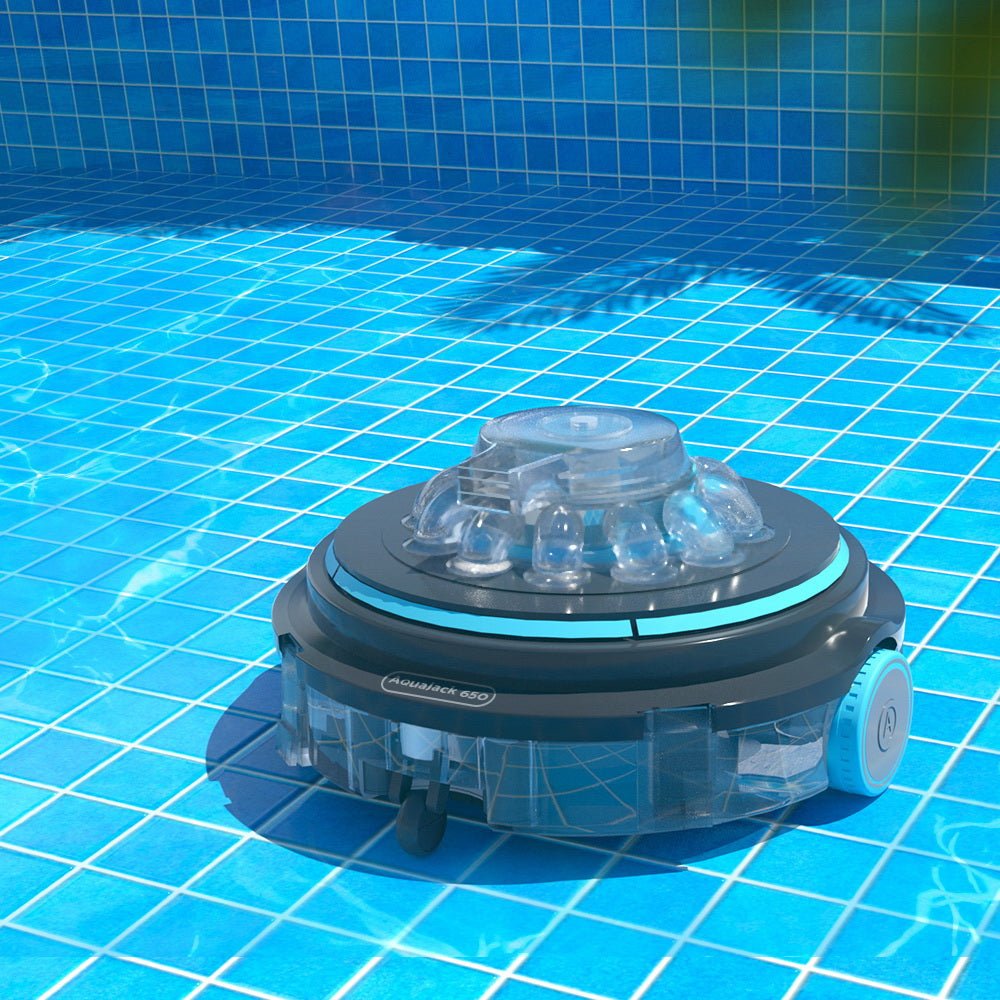 Aquabuddy Robotic Pool Cleaner Automatic Vacuum Swimming Robot Filter Cordless - Outdoorium