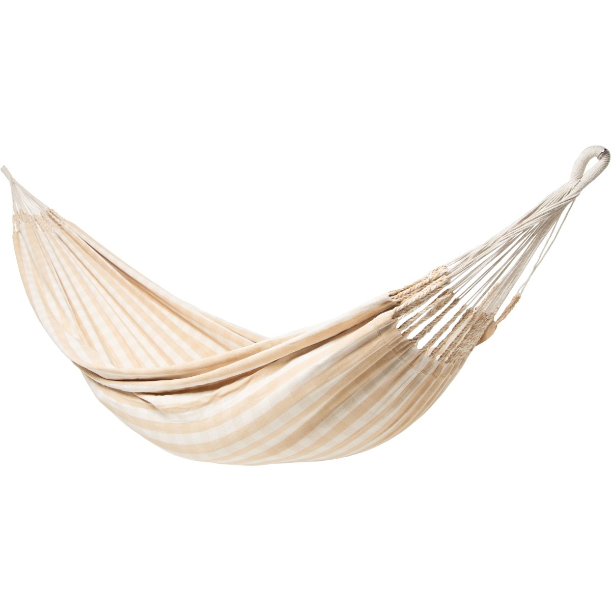 Authentic Double Vichy Hammock in Sand - Outdoorium