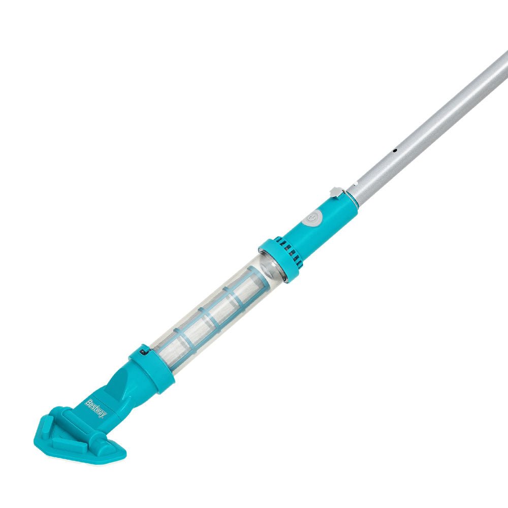 Bestway Pool Cleaner Cordless with Pole Swimming Pool Automatic Vacuum 2.5M - Outdoorium