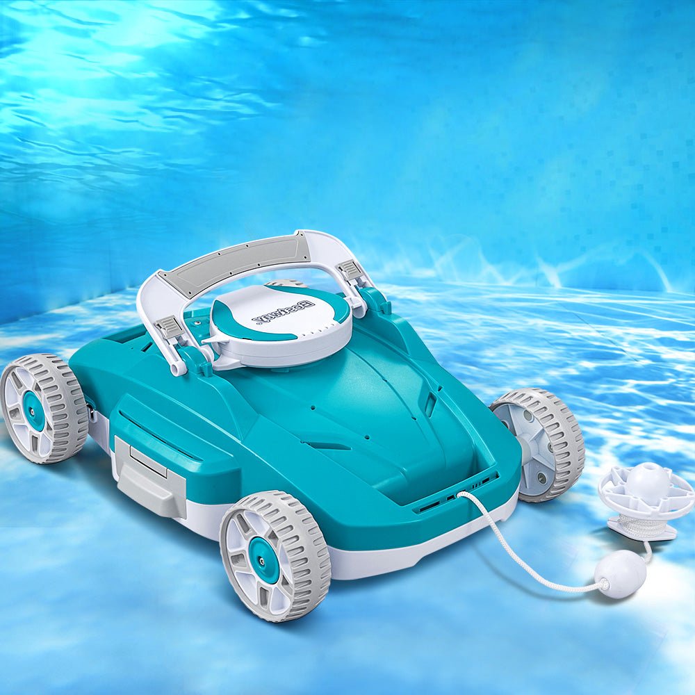 Bestway Robotic Pool Cleaner Cleaners Automatic Swimming Pools Flat Filter - Outdoorium