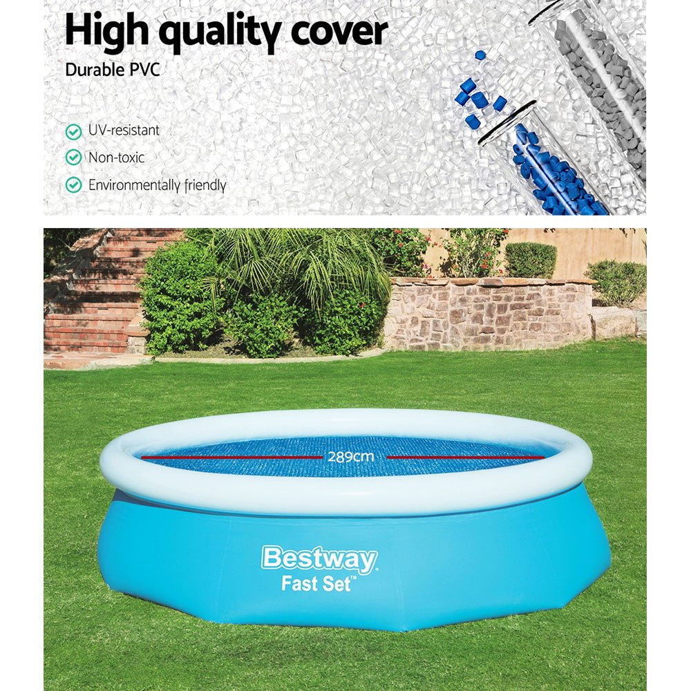 Bestway Solar Pool Cover Blanket for Swimming Pool 10ft 305cm Round Pool 58241 - Outdoorium