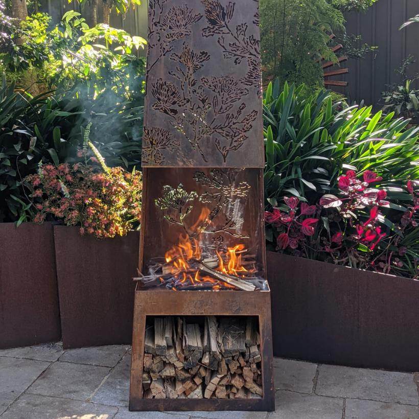 Chiminea Fire Pit | Outdoorium