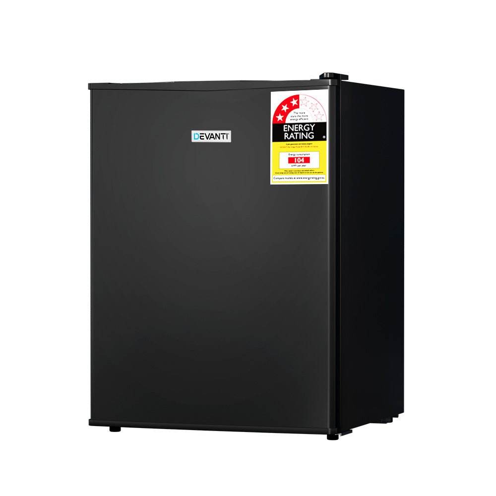 Devanti 70L Bar Fridge Black | Outdoorium