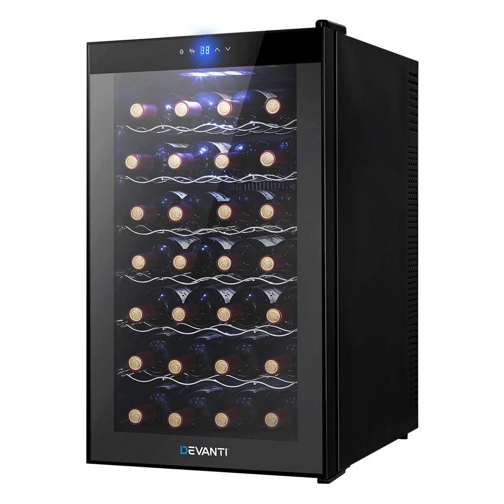 Devanti Wine Fridge Cooler 28 Bottles | Outdoorium