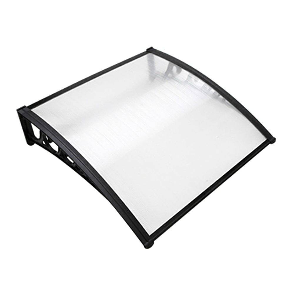 Instahut Window Door Awning 1mx1m Transparent Hollow Sheet Plastic Frame | Outdoorium