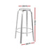 Gardeon 2x Outdoor Bar Stools Aluminum | Outdoorium