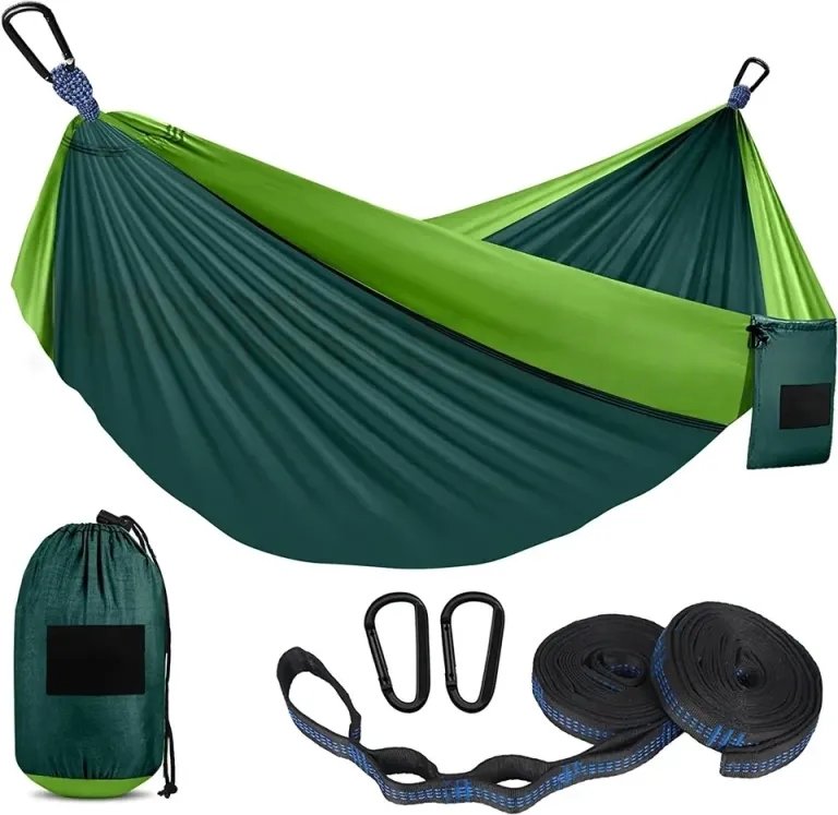 Green Camping Hammock - Outdoorium