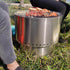 Inferno Smokeless Stainless Steel Fire Pit & Grill - Medium | Outdoorium