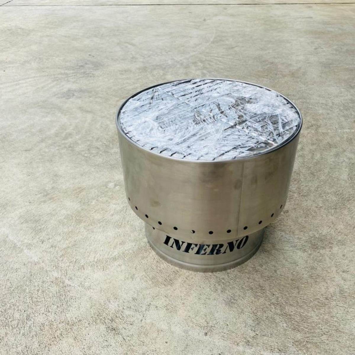 Inferno Smokeless Stainless Steel Fire Pit & Grill - Medium | Outdoorium