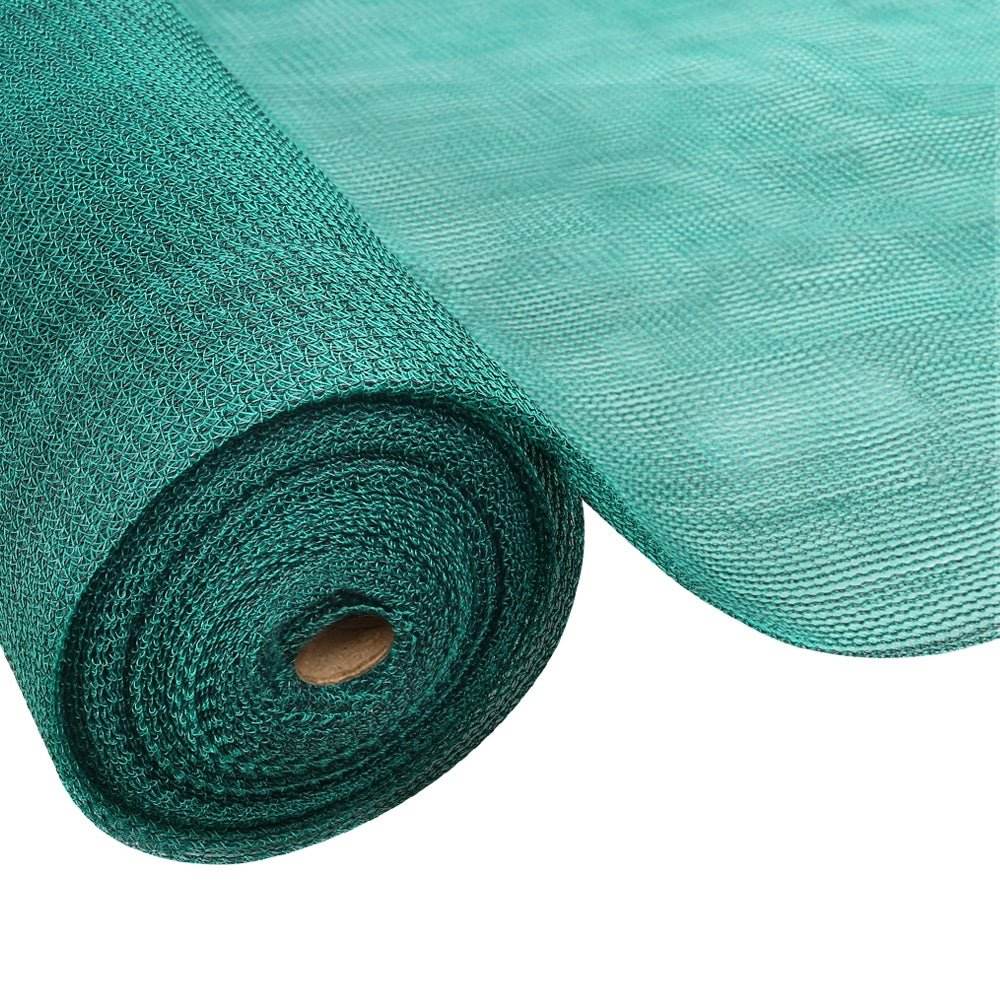 Instahut 50% Shade Cloth 3.66x10m Shadecloth Wide Heavy Duty Green | Outdoorium