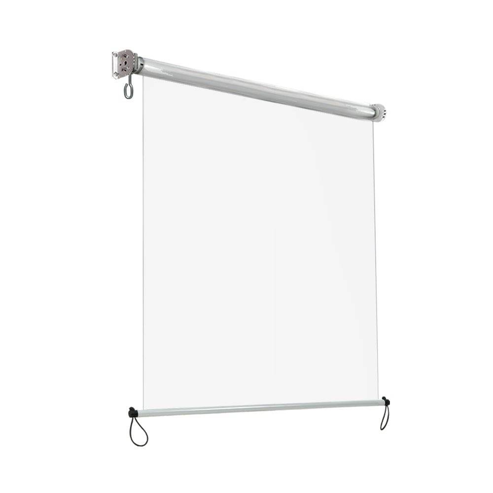 Instahut 1.3X2.4M Outdoor Blinds Clear Roll Down Awning Retractable Outdoor Blinds Water Wind Proof Transparent | Outdoorium