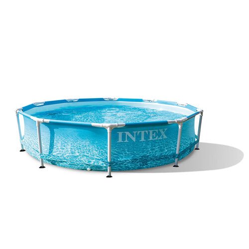 Intex Beachside Metal Frame Pool Set - Outdoorium