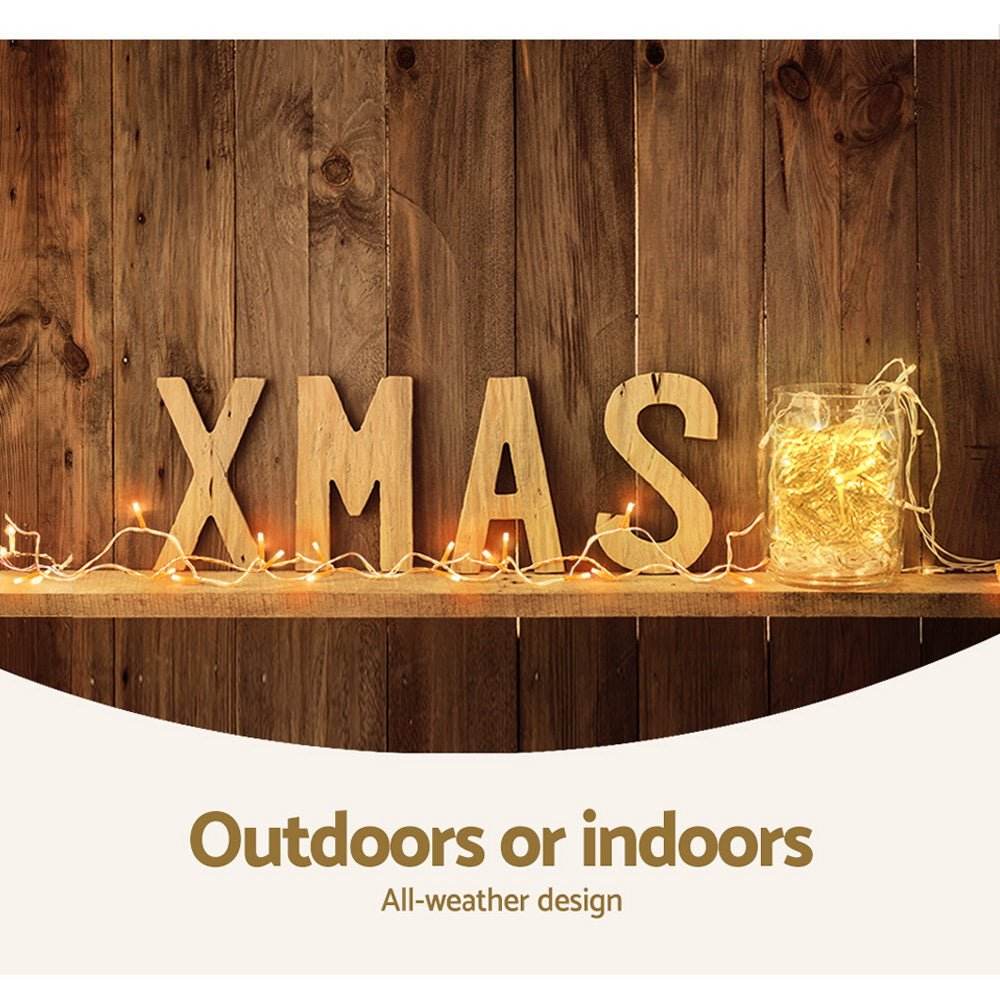 100M Christmas Lights String Fairy Light 500 LED Warm White Jingle Jollys | Outdoorium