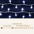 100M Christmas Lights String Fairy Light 500 LED Cool White Jingle Jollys | Outdoorium
