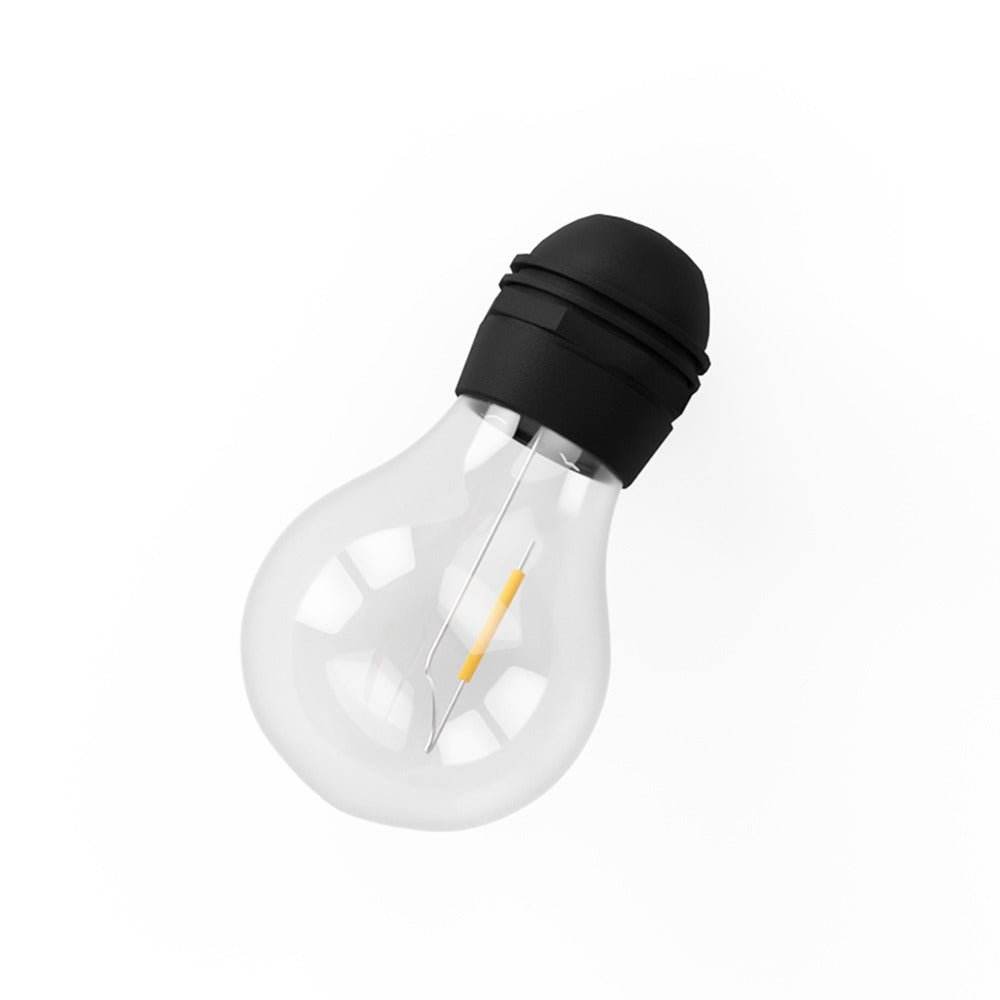 23m Solar Festoon Lights Outdoor LED String Light | Outdoorium