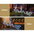 1X Christmas Lights Reindeer Sleigh 120 LED Decorations Jingle Jollys | Outdoorium
