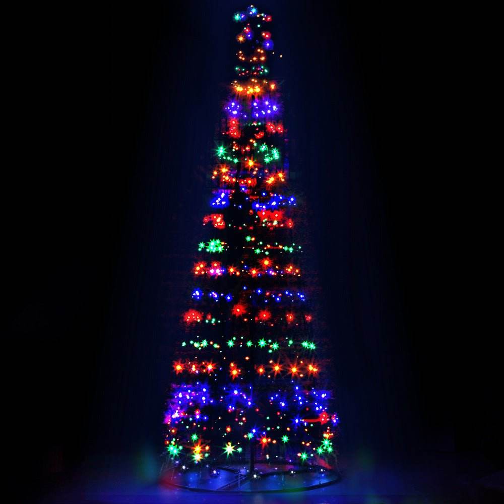 3.6M Christmas Tree 400 LED Solar Jingle Jollys | Outdoorium
