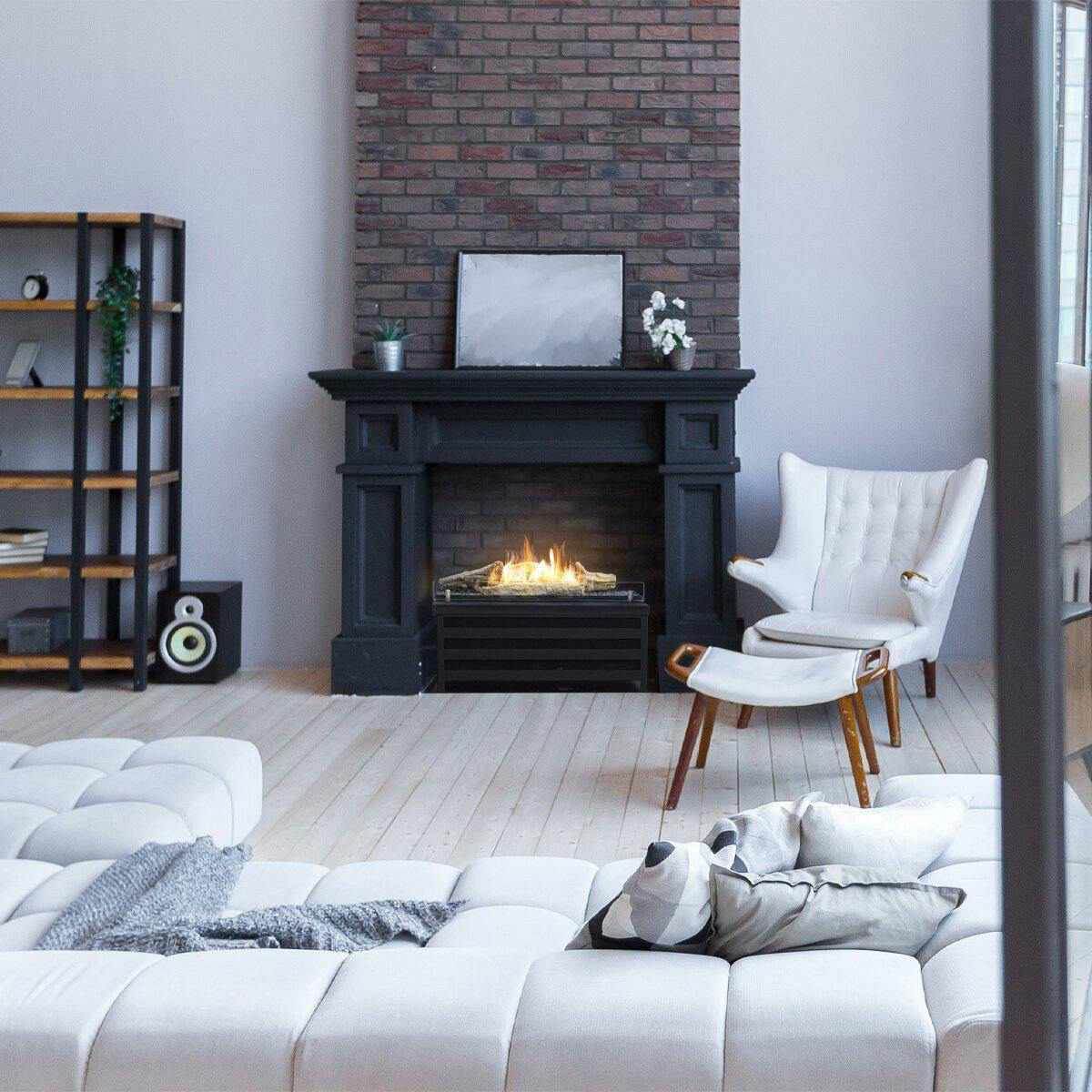 Planika Basket Fire Logs - Electric Only Connection & Flue Free | Outdoorium