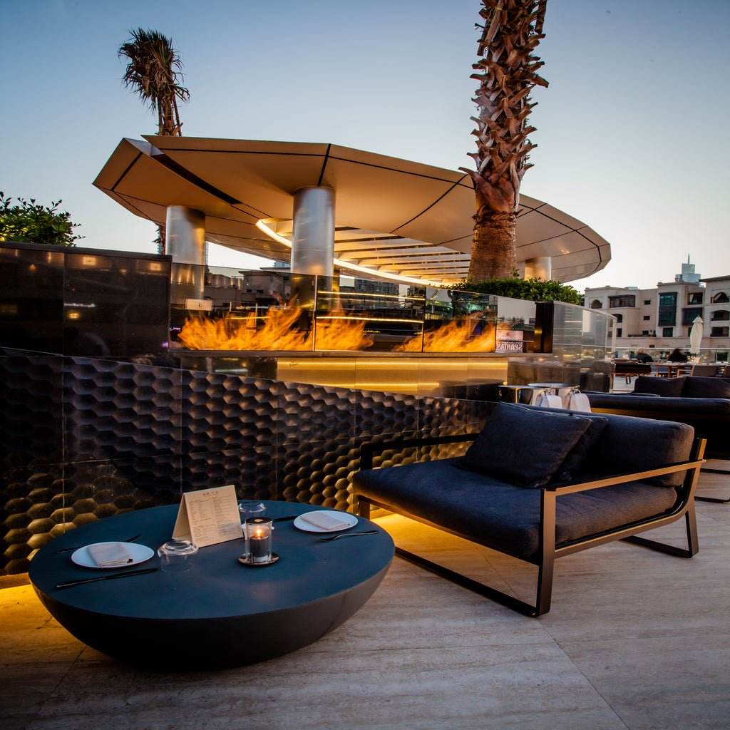 Planika Galio Linear Outdoor Gas Fire Pit Insert | Outdoorium