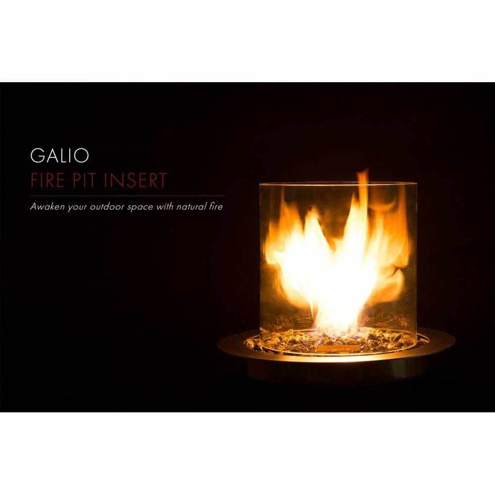 Planika Galio Outdoor Gas Fire Pit Insert Automatic | Outdoorium