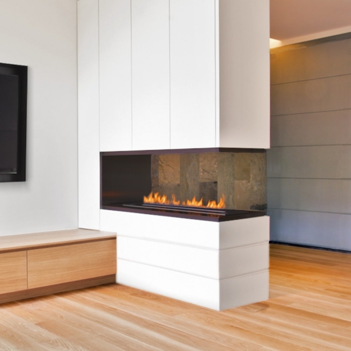 Planika Prime Fire 1190 Forma 1500 - Electric Only Connection & Flue Free - Outdoorium