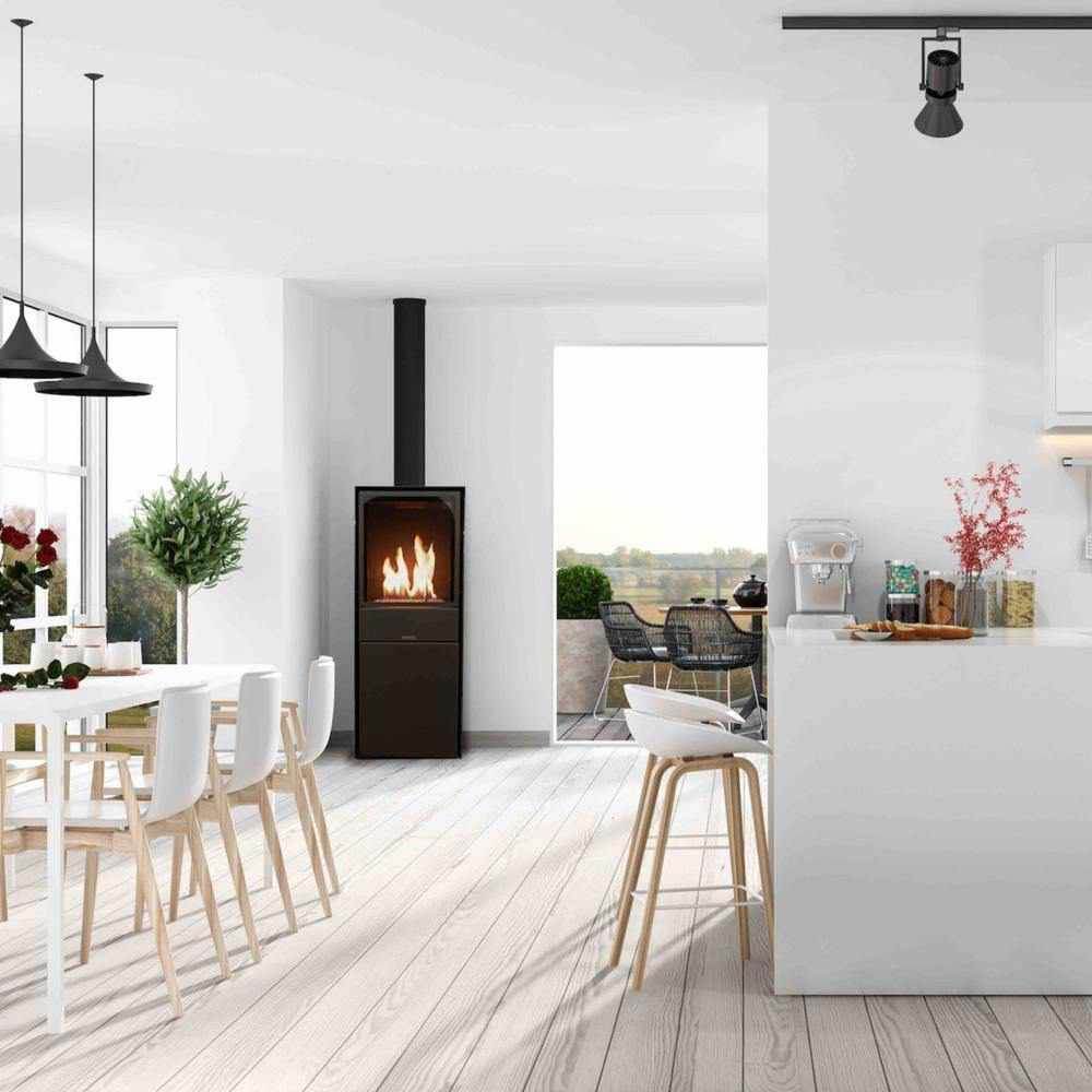 Planika Scandi - Freestanding Bioethanol Fireplace Technology | Outdoorium