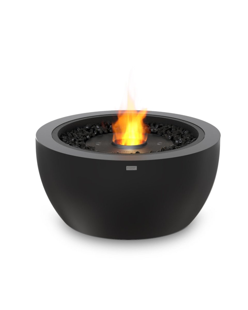 EcoSmart Pod 30 Fire Pit Bowl - Natural + Black Burner - Outdoorium