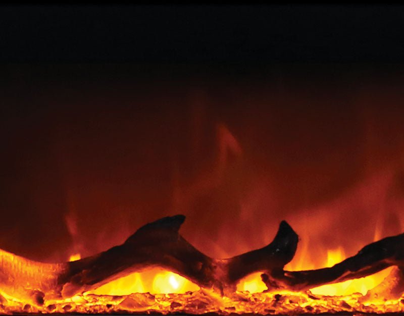 Sierra Flame by Amantii: WM-FML-34-4023-STL Linear Electric Fireplace 85cm - Outdoorium