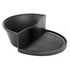 SOGA 2 in 1 Cast Iron Ribbed Fry Pan Skillet Griddle BBQ and Steamboat Hot Pot | Outdoorium