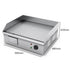 SOGA 2200W Stainless Steel Ribbed Griddle Commercial Grill BBQ Hot Plate 56*48*23 | Outdoorium