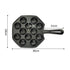 SOGA 2X 18CM Cast Iron Takoyaki Fry Pan Octopus Balls Maker 12 Hole Cavities Grill Mold | Outdoorium