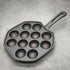 SOGA 2X 18CM Cast Iron Takoyaki Fry Pan Octopus Balls Maker 12 Hole Cavities Grill Mold | Outdoorium