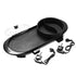 SOGA 2X 2 in 1 Electric Non - Stick BBQ Teppanyaki Grill Plate Steamboat Dual Sided Hotpot | Outdoorium