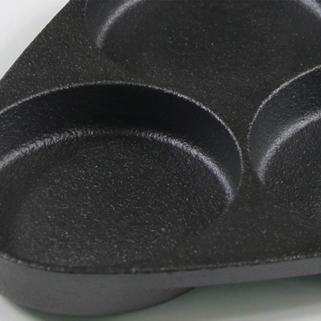 SOGA 2X 3 Mold Cast Iron Breakfast Fried Egg Pancake Omelette Fry Pan | Outdoorium