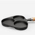 SOGA 2X 3 Mold Cast Iron Breakfast Fried Egg Pancake Omelette Fry Pan | Outdoorium