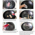 SOGA 2X 36CM Commercial Cast Iron Wok FryPan with Wooden Lid Fry Pan | Outdoorium