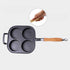 SOGA 2X 4 Mold Cast Iron Breakfast Fried Egg Pancake Omelette Fry Pan | Outdoorium