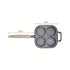 SOGA 2X 4 Mold Cast Iron Breakfast Fried Egg Pancake Omelette Fry Pan | Outdoorium